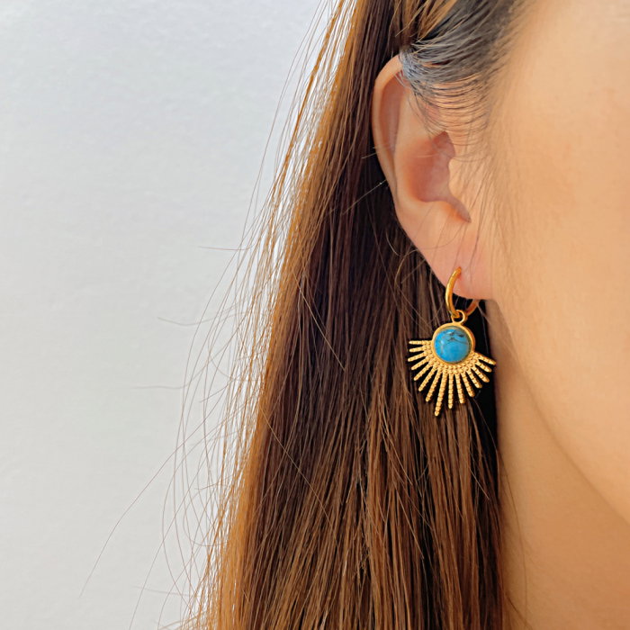 Cercei inox planeta albastra [15]