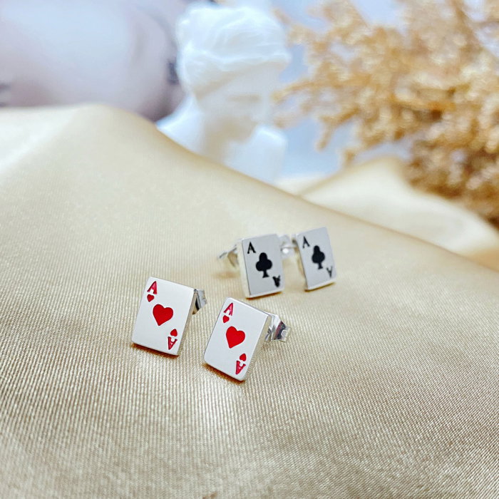 Cercei inox poker [5]