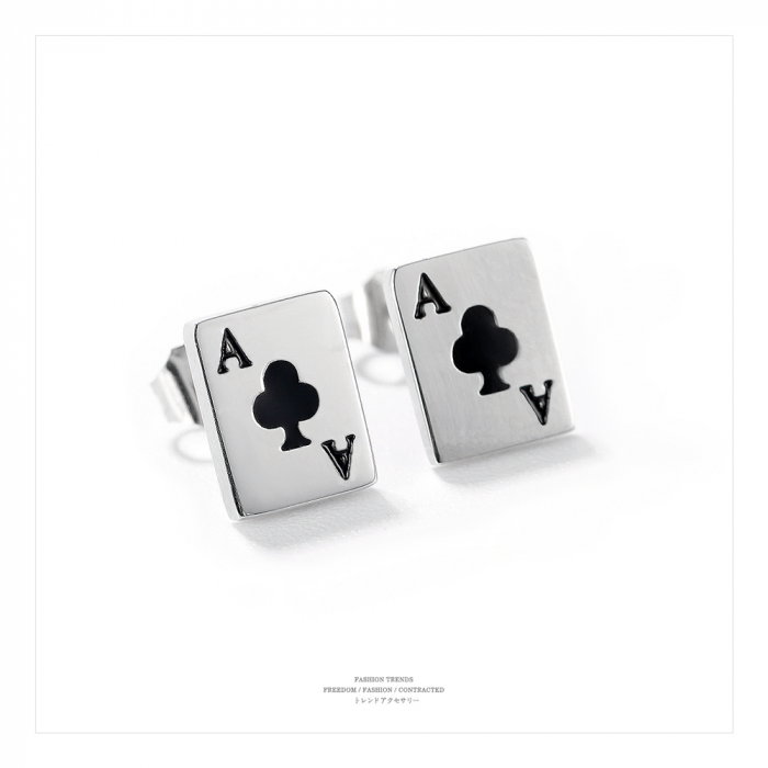 Cercei inox poker [10]