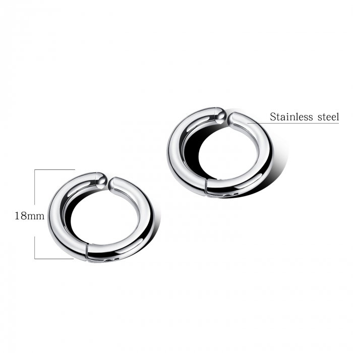 Cercei inox rotunzi 18 mm [5]