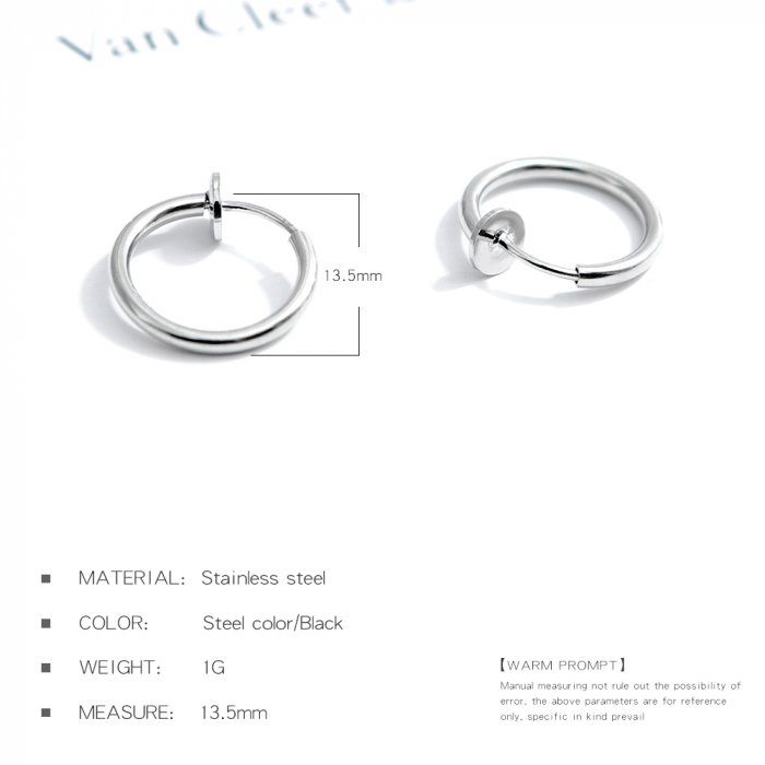 Cercei inox rotunzi [5]