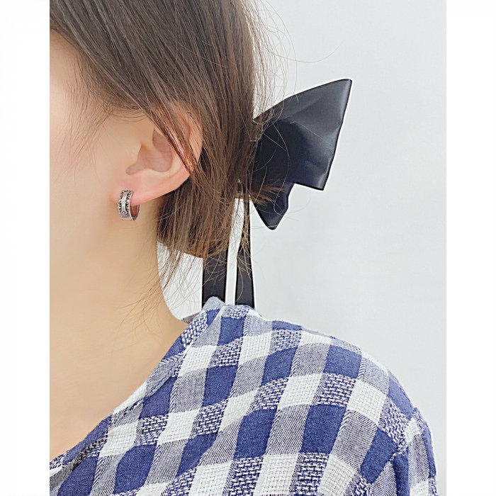 Cercei inox rotunzi cu cruce [12]