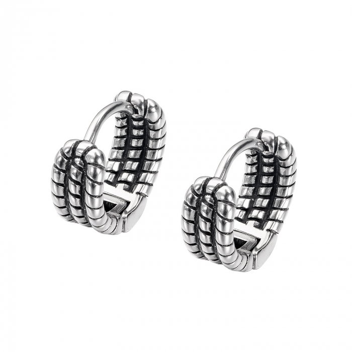 Cercei inox rotunzi Hip Hop [1]