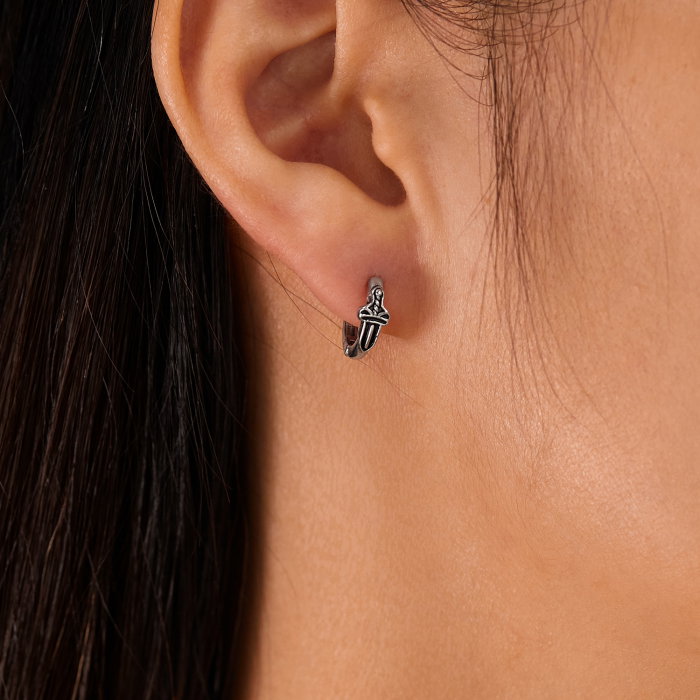 Cercei inox sabie [12]