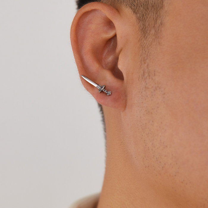 Cercei inox sabie [15]