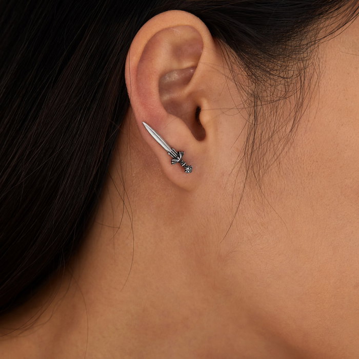 Cercei inox sabie [12]