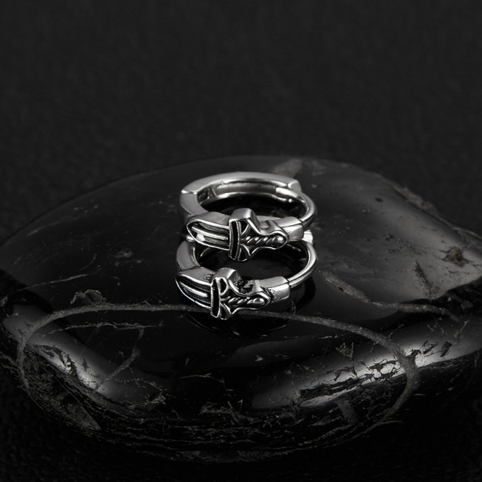 Cercei inox sabie [3]