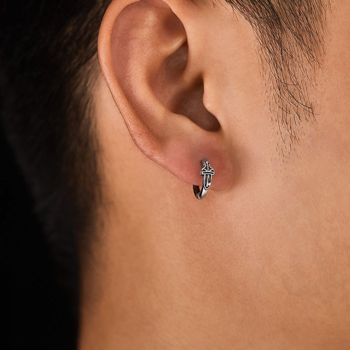 Cercei inox sabie [15]