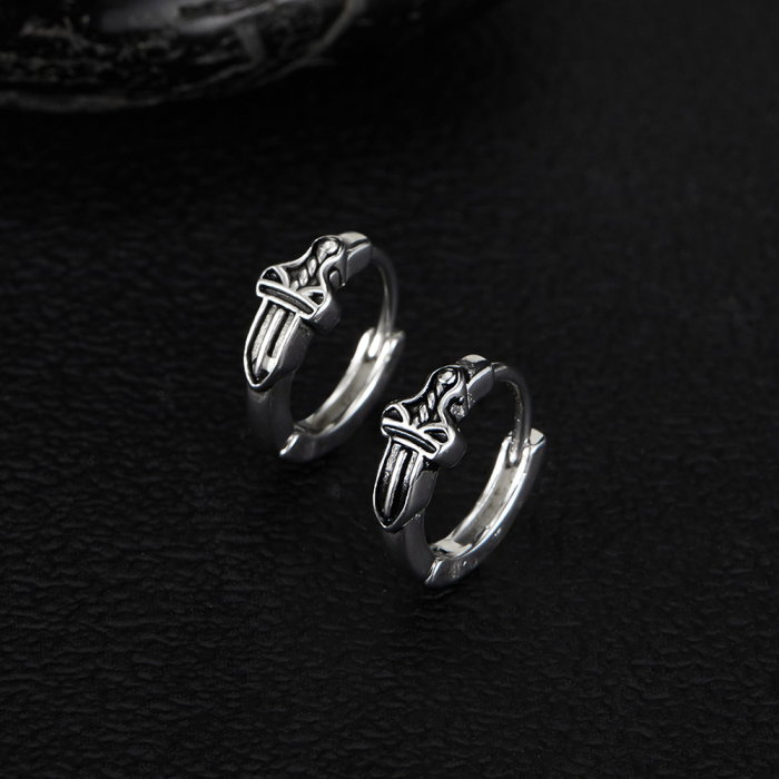 Cercei inox sabie [7]