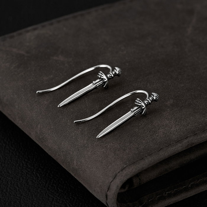 Cercei inox sabie [10]