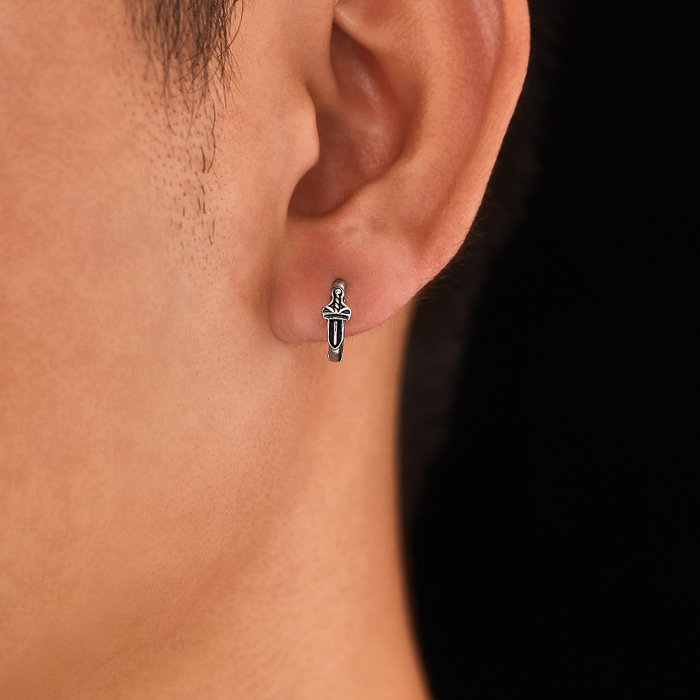 Cercei inox sabie [11]