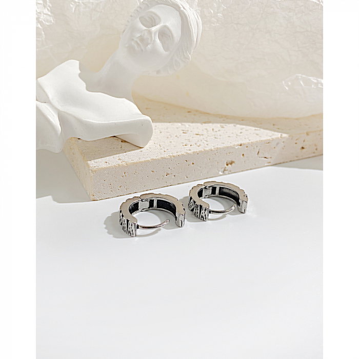 Cercei inox scoarta de copac [15]