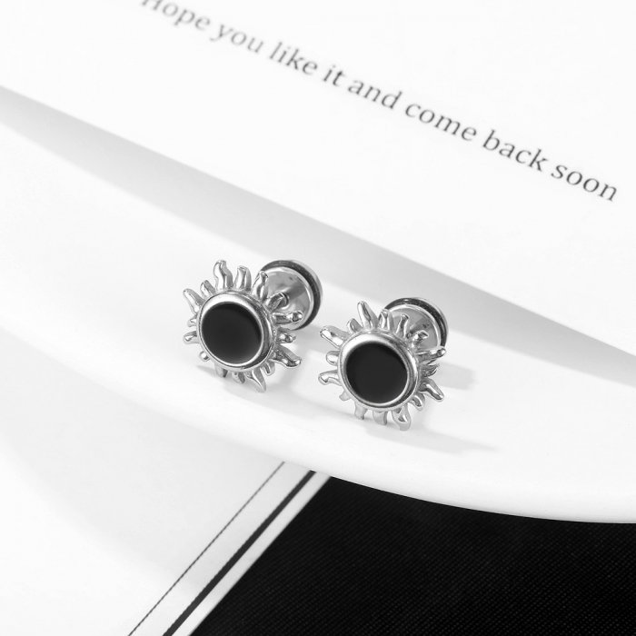 Cercei inox soare [3]