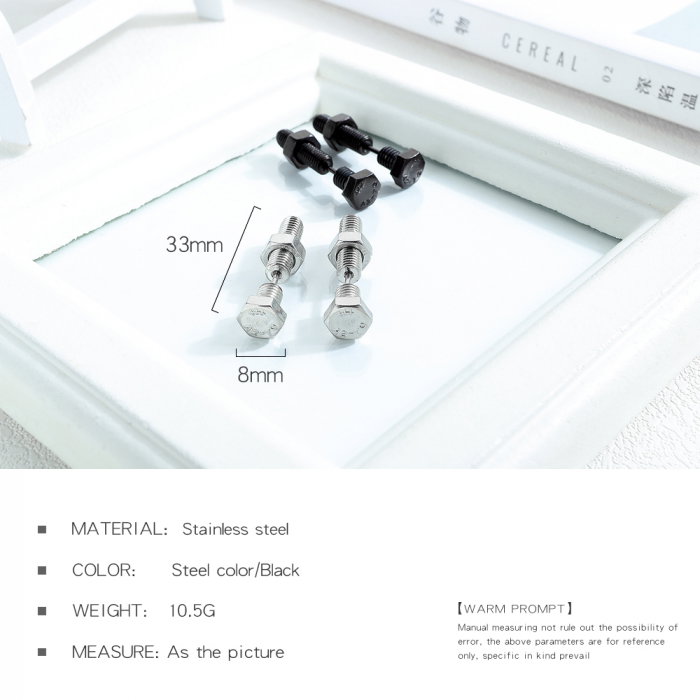 Cercei inox suruburi [8]