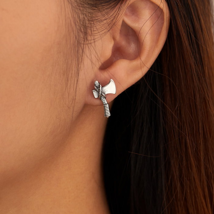 Cercei inox topor [12]