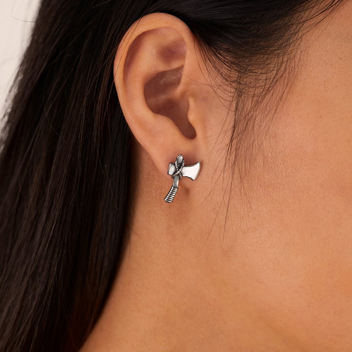 Cercei inox topor [4]