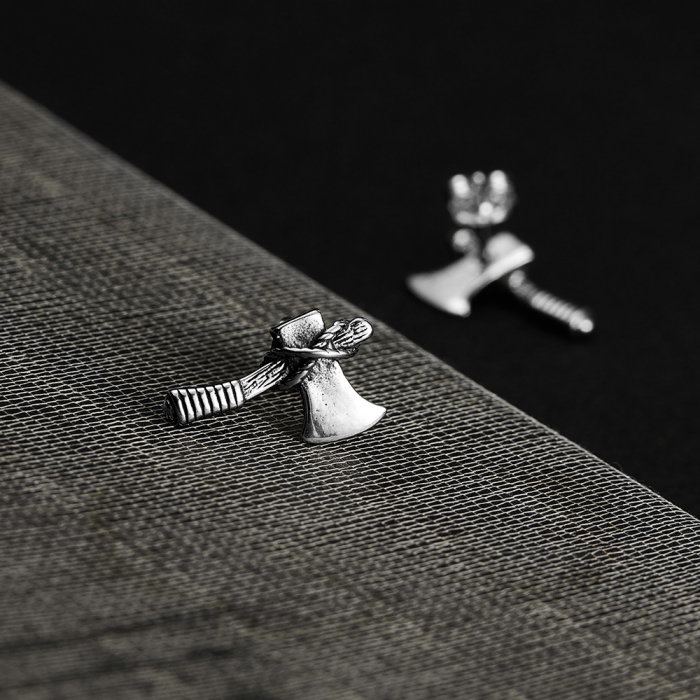 Cercei inox topor [7]