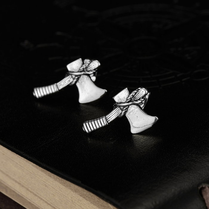 Cercei inox topor [3]