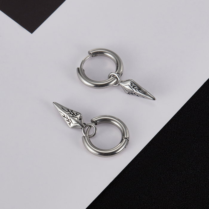 Cercei inox varf de sageata [10]