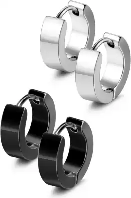 Cercei rotunzi simpli din otel inox [7]