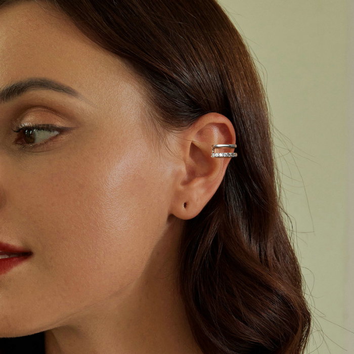 Cercel argint clip [6]