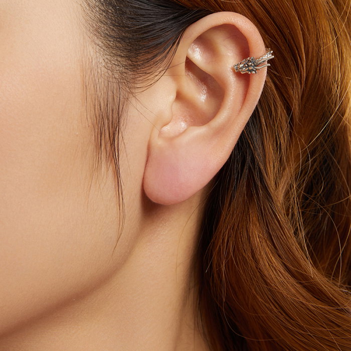 Cercel argint clip cu Dragon [9]