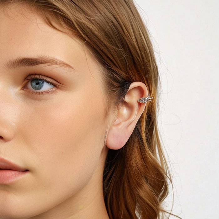 Cercel argint clip cu Dragon [8]