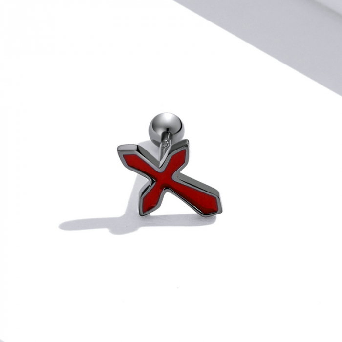 Cercel argint cruce [5]