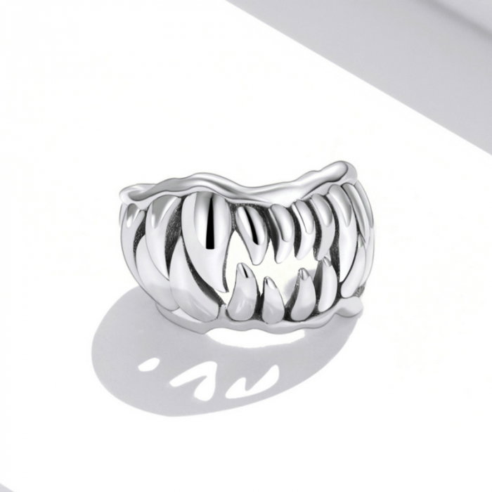 Cercel argint ear cuff cu colti, peste ureche [3]