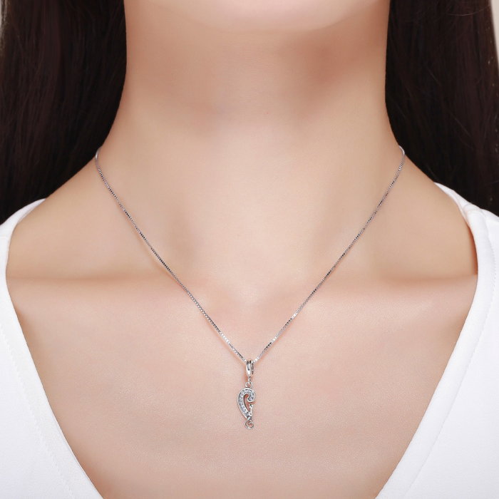Charm  argint 925 cu inimioara si pisicute - Be Nature PST0126 [7]