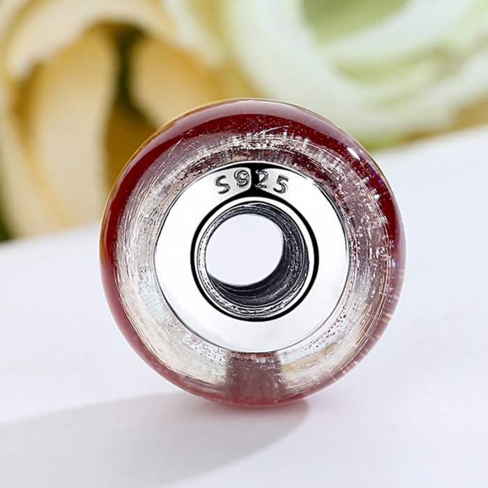 Charm argint 925 cu sticla rosie - Be Elegant PST0066 [3]
