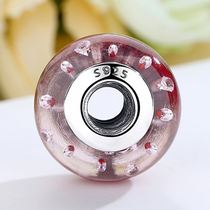 Charm argint 925 cu sticla rosie - Be Elegant PST0070 [3]