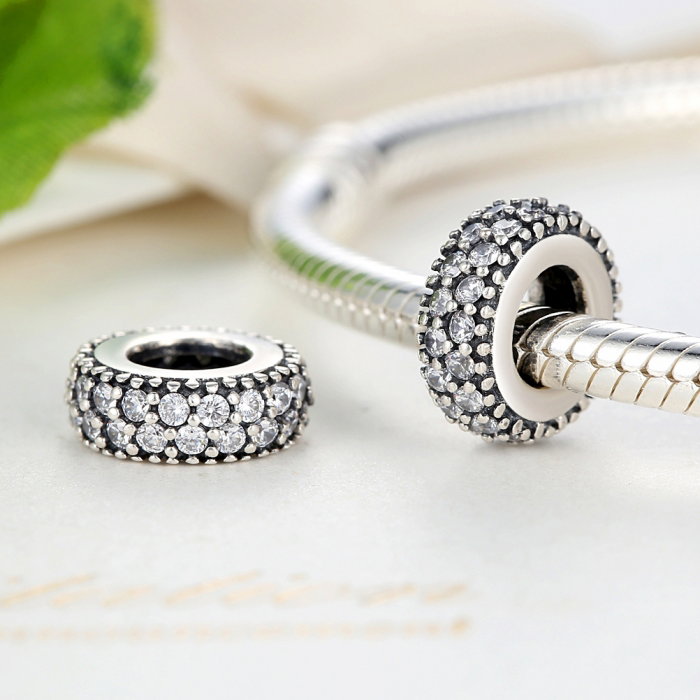Charm argint 925 cu zirconii albe - Be Elegant PST0020 [2]