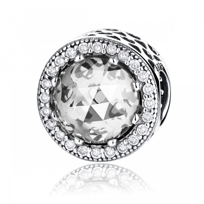 Charm argint 925 cu zirconii albe - Be Elegant PST0038 [1]