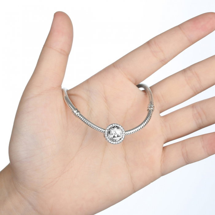 Charm argint 925 cu zirconii albe - Be Elegant PST0038 [3]
