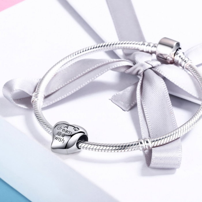 Charm argint 925 inimioara A Dream is a Wish - Be in Love PST0108 [3]