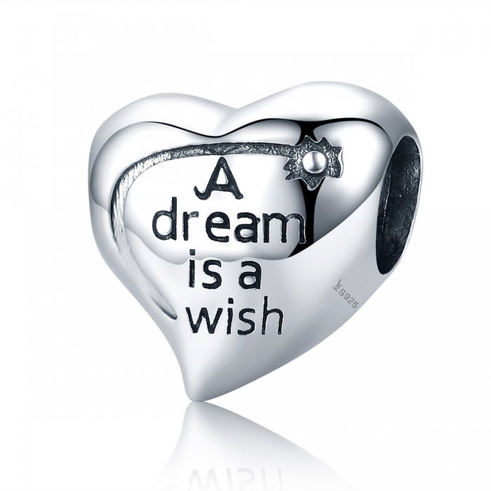 Charm argint 925 inimioara A Dream is a Wish - Be in Love PST0108 [1]