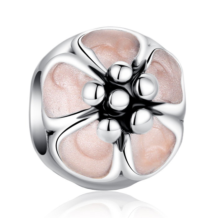 Charm fantezie cu floare roz PST0002 [1]