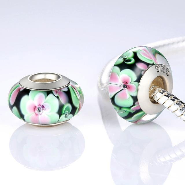 Charm fantezie cu flori PSTF0006 [2]