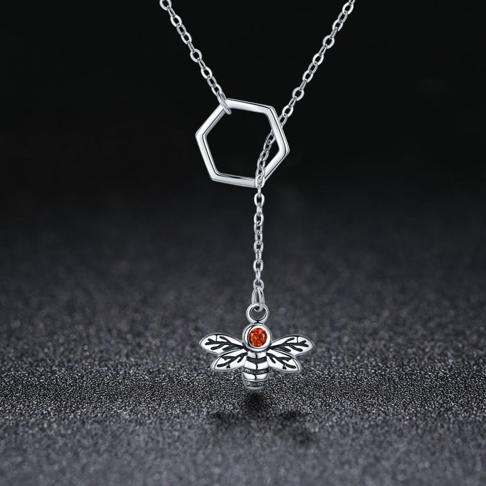 Colier argint 925 cu albinuta - Be Nature CST0009 [2]