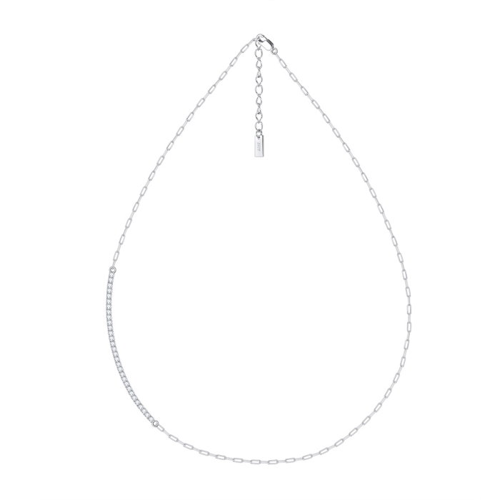 Colier tennis argint 925 placat cu rodiu cu zirconiu [1]