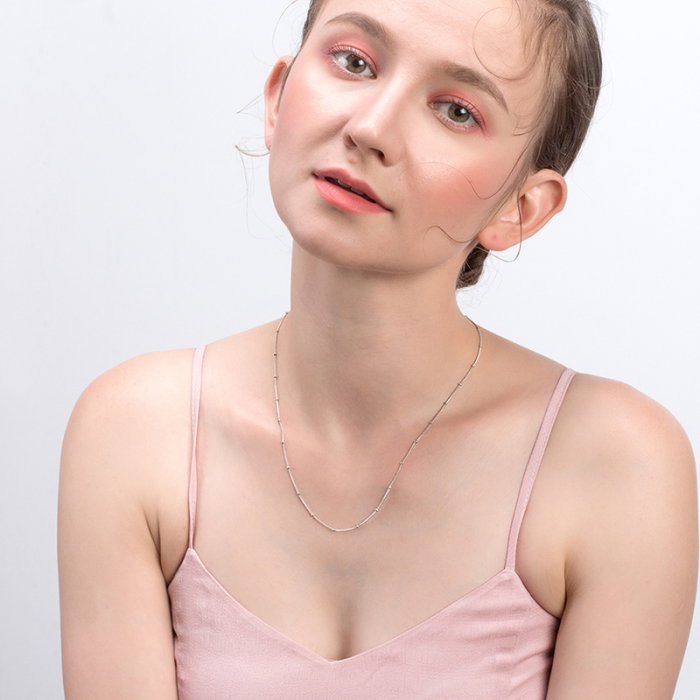 Colier argint 925 placat cu aur 18K, 50 cm [2]