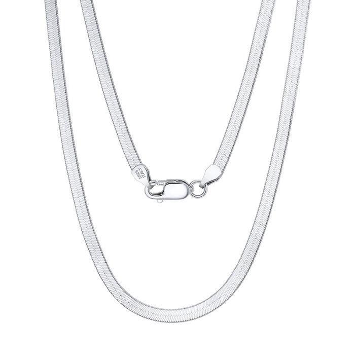 Colier argint 925 placat cu rodiu, 55 cm, 3 mm, UNISEX [1]