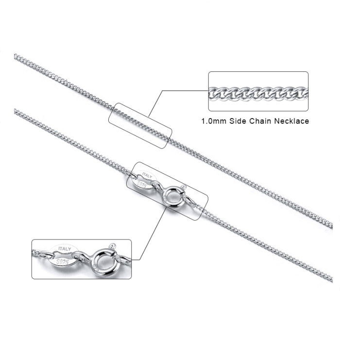 Colier argint 925 placat cu aur 18K, 45 cm [5]