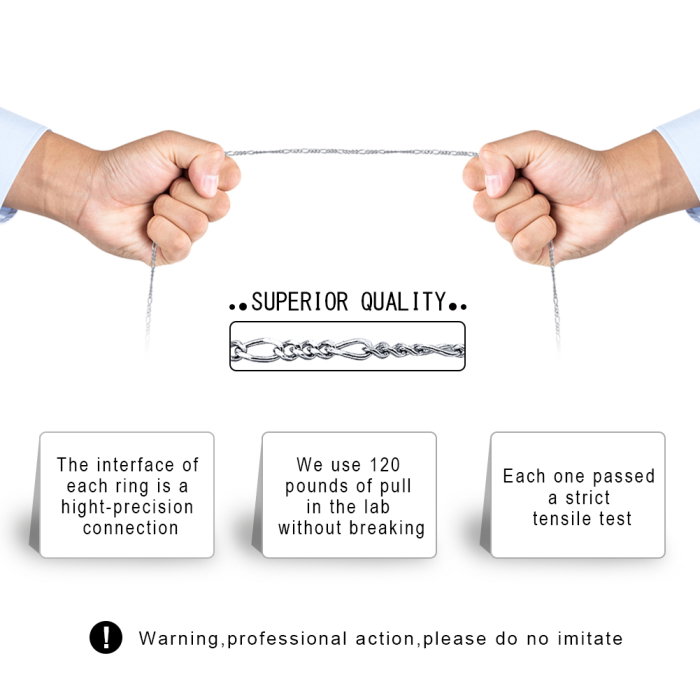 Colier argint 925 placat cu aur 18K, FIGARO, UNISEX, 55 cm, 1,7 mm [7]