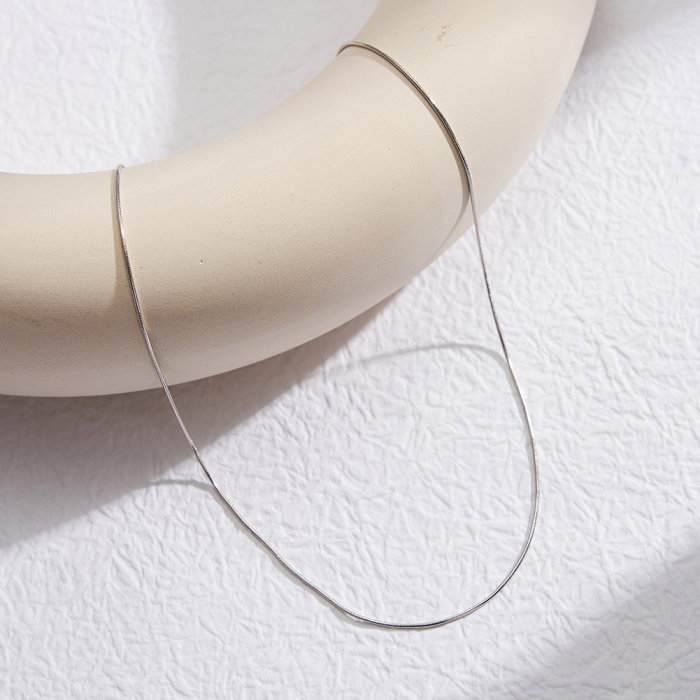 Colier argint 925 placat cu rodiu, 40 cm [2]