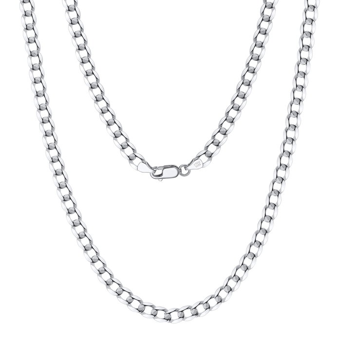 Colier argint 925 placat cu rodiu, 55 cm, 5 mm [1]