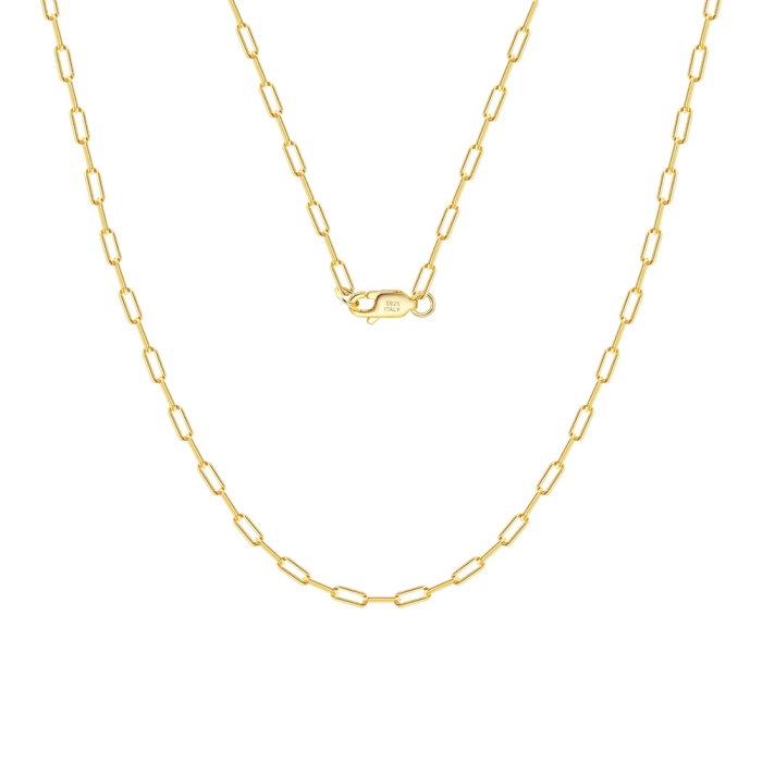 Colier argint 925 placat cu aur 18K, 60 cm, 2,2 mm [12]