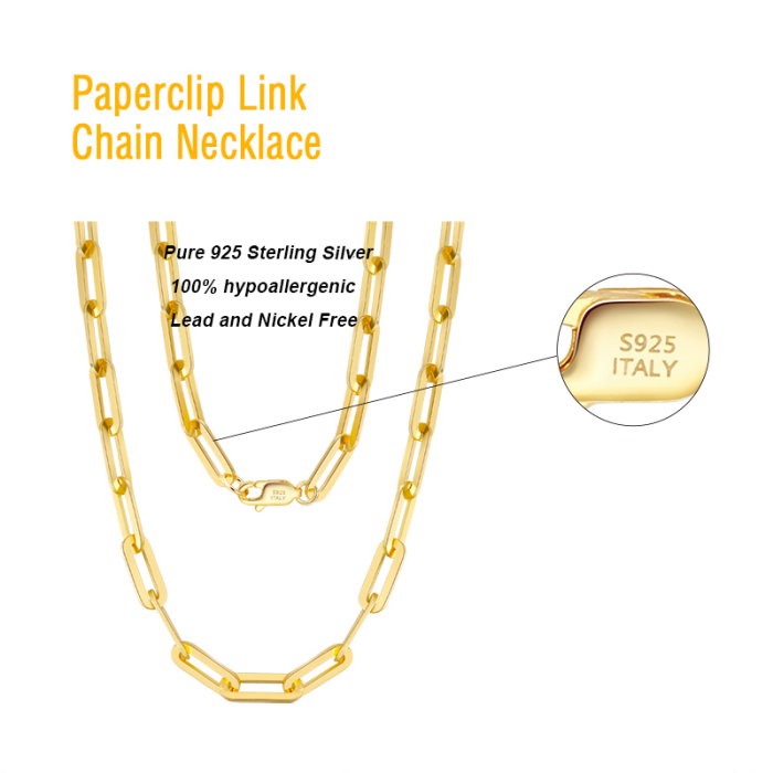 Colier argint 925 placat cu aur 18K, 60 cm, 2,2 mm [8]