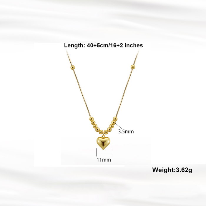 Colier argint 925 placat cu rodiu cu inimioara [7]